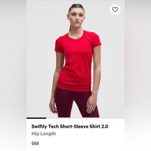 Lululemon Swiftly tech tee
